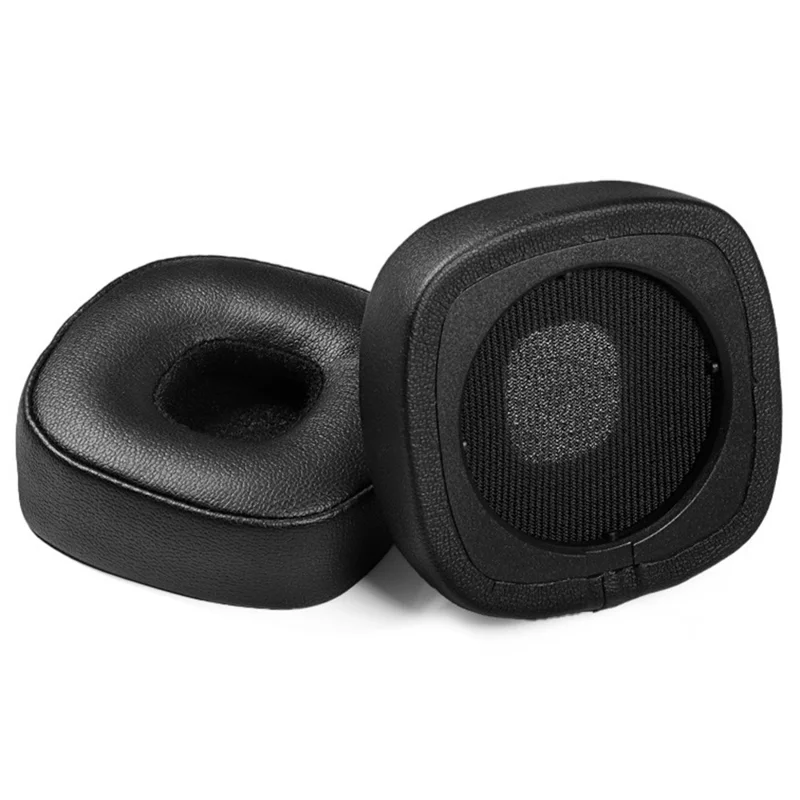For Marshall Major IV 1 Pair Protein Leather+Sponge Replacement Earpads Soft Breathable Earmuffs Headphone Accessories