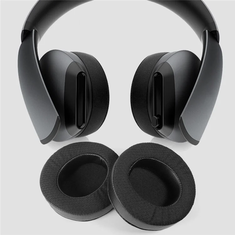 Pour Alienware AW310H / AW510H 1 Paire De Remplacement Earpads Respirants Ampads Lambskin + Maille Toile Casque Casque Casque Cadmuffs