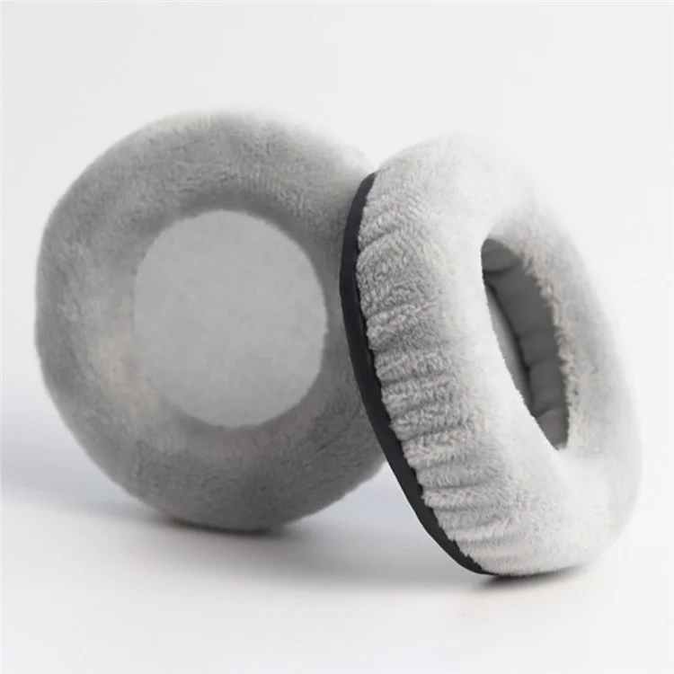 1 Pair Velvet Replacement Ear Pads for Jabra Revo Wireless On-Ear Bluetooth Headset Parts Earmuff Cover Cushion - Grey