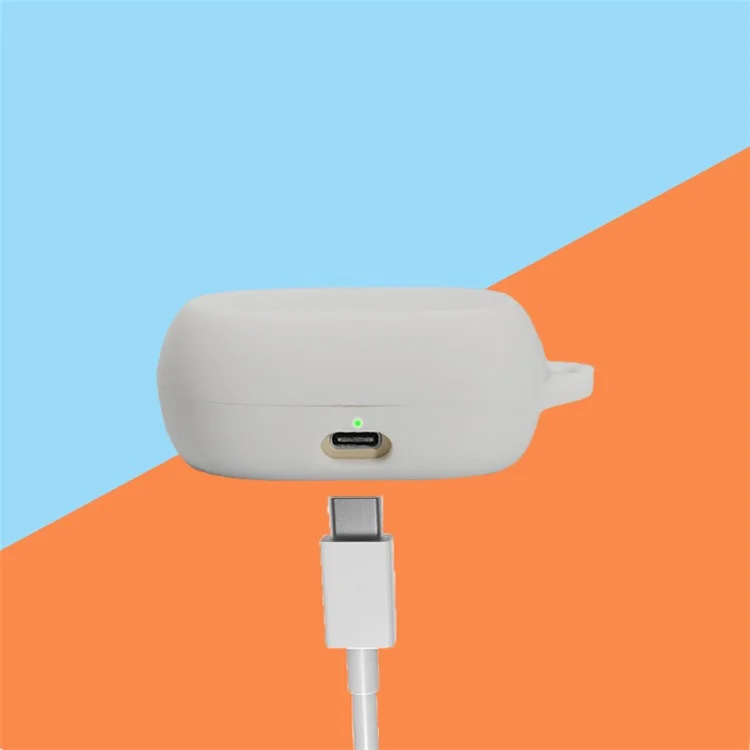 Für Jabra Elite 7/7 Pro TWS Bluetooth-Ohrhörer Ladegehäuse Schutzhülle Silikon Stoßfest Hülle - Grün