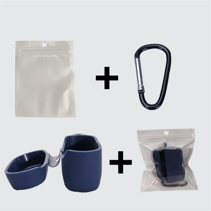 For Jabra Elite 4 Rubberized Silicone Bluetooth-compatible Earbuds Protective Case Odor-Free Bluetooth-compatible Earphones Accessory - Red