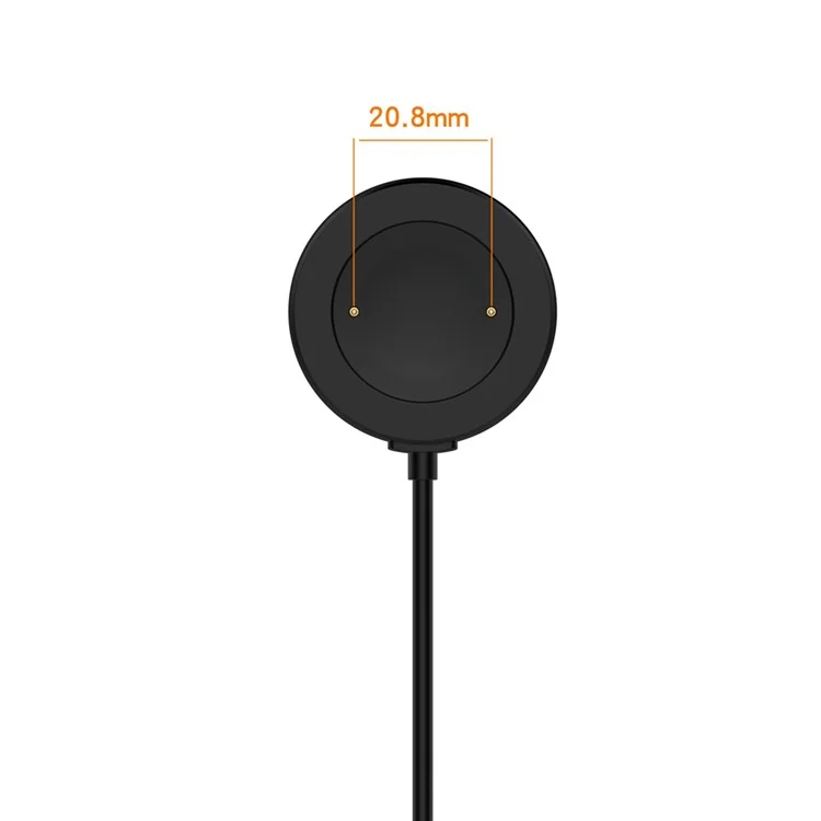 Зарядное устройство для смарт-часов Magnetic для Honor Watch GS3, портативная док-станция для зарядки с кабелем - черного цвета