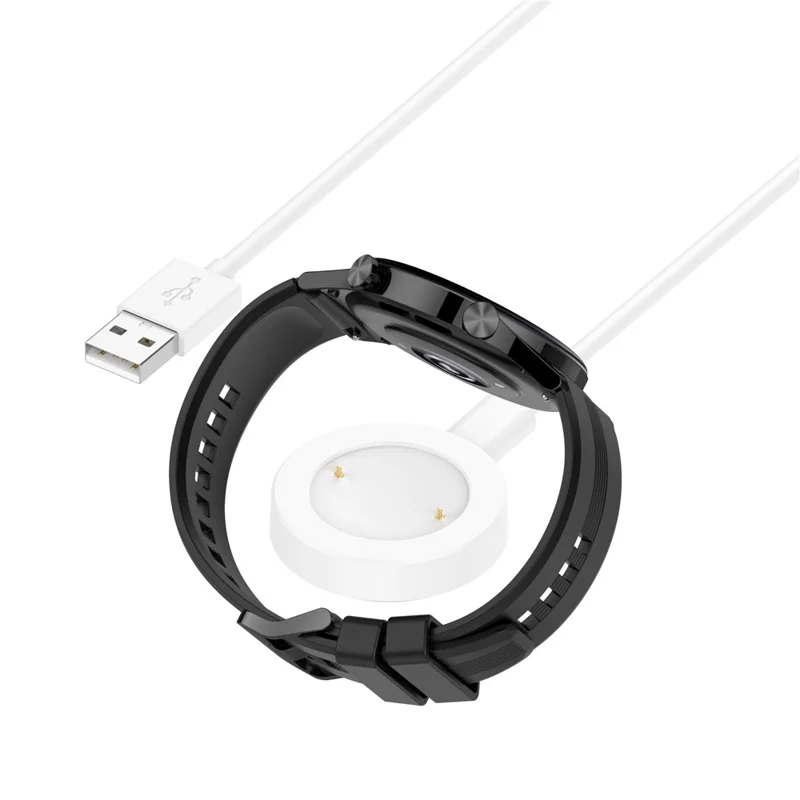 For Honor Watch GS3 Smart Watch Charger Magnetic with Detachable Charging Cable Portable Charging Dock - White