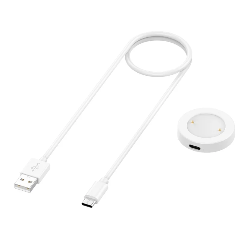 For Honor Watch GS3 Smart Watch Charger Magnetic with Detachable Charging Cable Portable Charging Dock - White