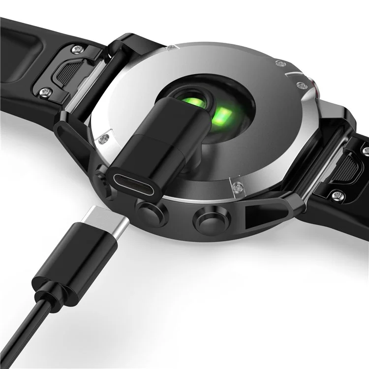 Smart Watch Charging Adapter for Garmin Fenix 7 / Venu 2 Plus / Instinct 2 / vivoactive 5 AMOLED Type-C Female To Garmin Watch Connector
