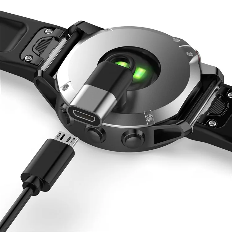 Garmin Watch Charger to Micro UBS Adapter Compatible with Garmin Fenix 7 / Venu 2 Plus / Instinct 2 / vivoactive 5 / Venu 3 / Venu 3S / Tactix7 AMOLED