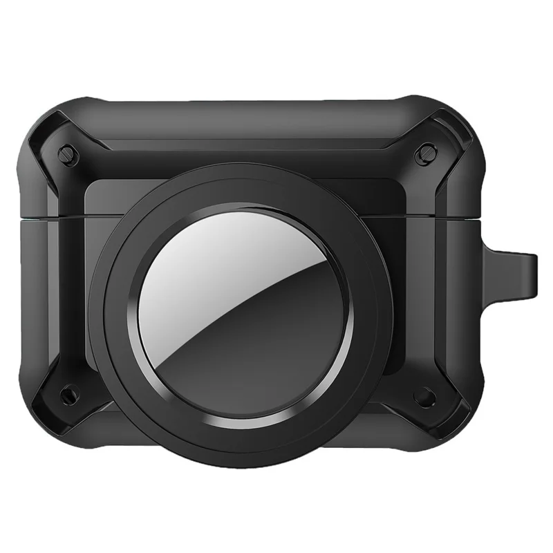 Til Apple AirPods Pro + til AirTag Tracker mod fald Beskyttelsesdæksel til Bluetooth-kompatibelt ørefon - Sort