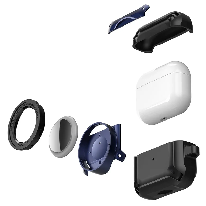 Para Apple AirPods 3 Auriculares Inalámbricos + Para La Cubierta Protectora De La Cubierta Protectora SMARTAG SMARTAG A Prueba De Polvo A Prueba De Gota - Azul