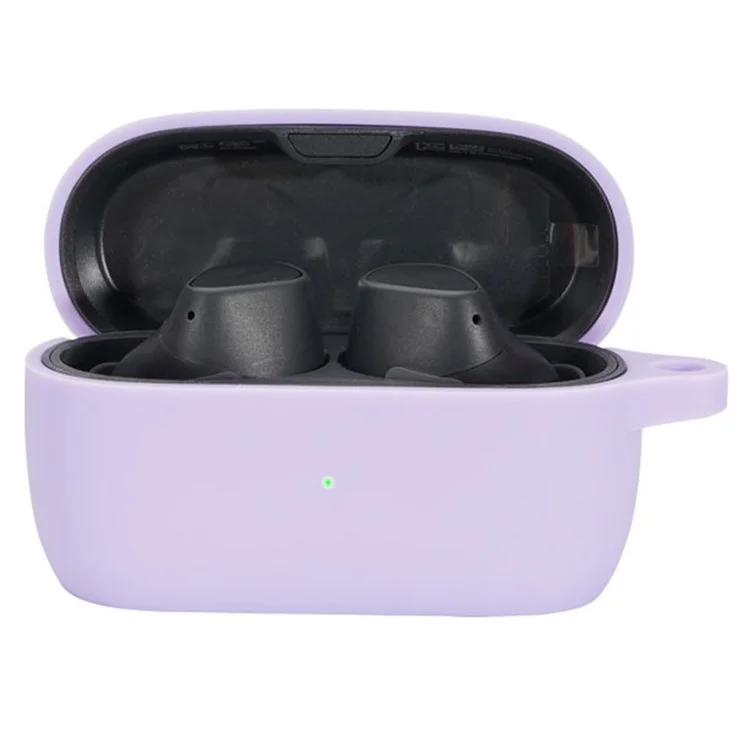 Pour les écouteurs sans fil Jabra Elite 3 Étui de protection en silicone caoutchouté fin et léger - Violet