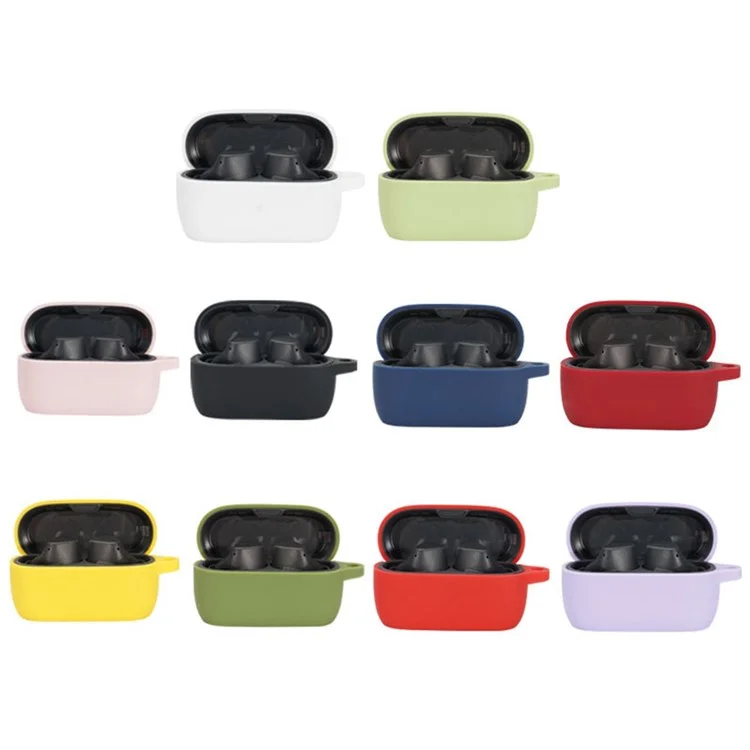 Pour les écouteurs sans fil Jabra Elite 3 Étui de protection en silicone caoutchouté fin et léger - Violet