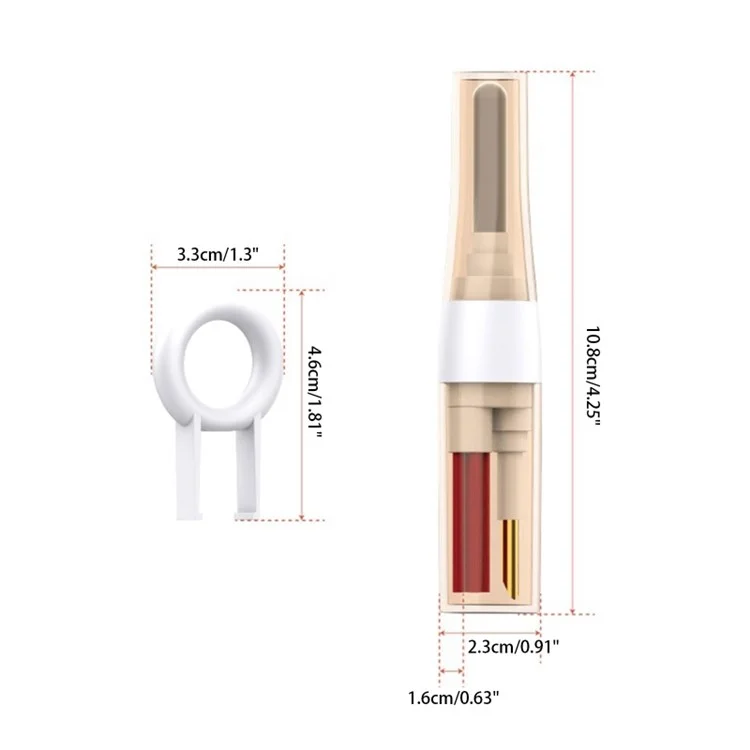 Q10 Bluetooth Earbuds Cleaning Pen para AirPods Pro, Laptop, Telefone Móvel, Escova de Limpeza 3 em 1 Multi-Função, Ferramentas de Limpeza Eletrônica com Removedor de Teclas
