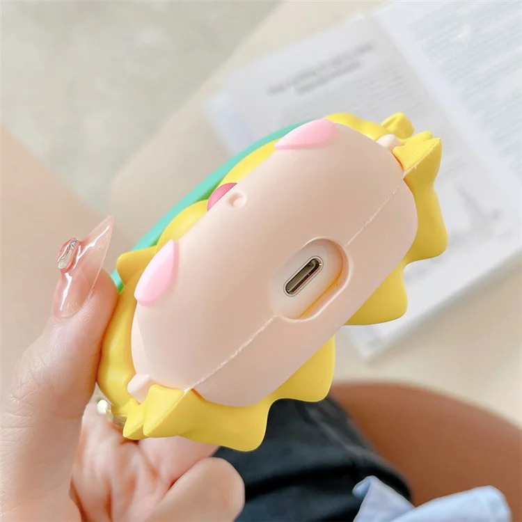 Per Apple Airpods 3 Cute Frog Design Auricolare Custodia In Silicone Cassa Di Ricarica Copertura Protettiva Con Gancio