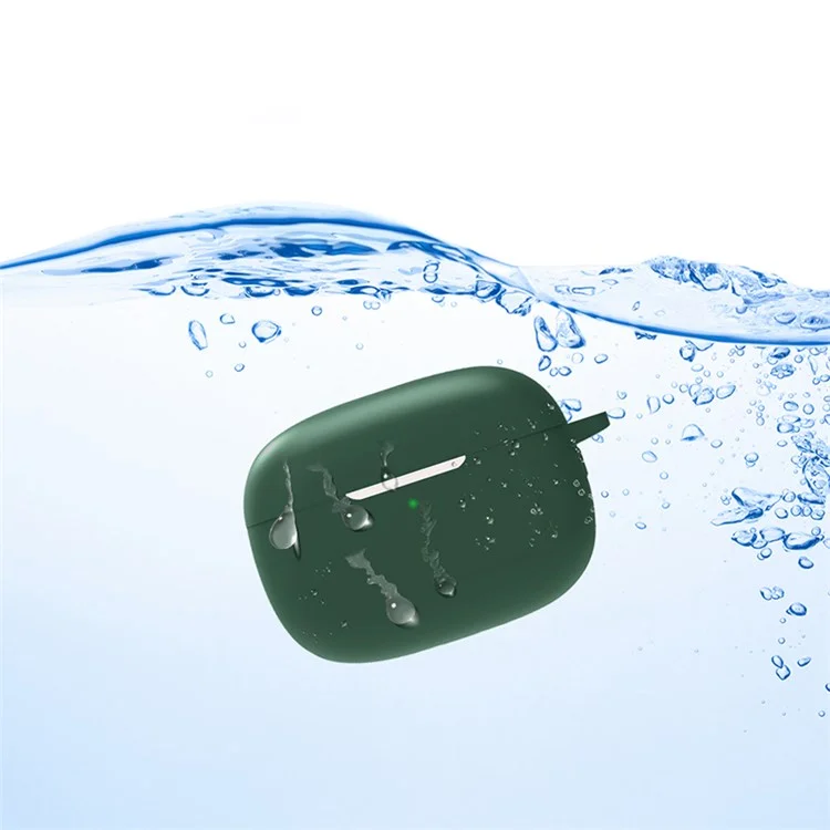 Pour les écouteurs Honor Earbuds 3 Pro Casque Bluetooth sans fil Étui de protection en silicone avec attache anti-perte - Blanc