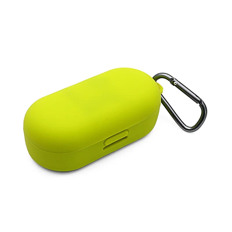 For Bose Sport Earbuds Bluetooth-compatible TWS Earphone Silicone Cover Drop-proof Case with Anti-lost Buckle - Green