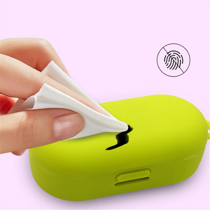 For Bose Sport Earbuds Bluetooth-compatible TWS Earphone Silicone Cover Drop-proof Case with Anti-lost Buckle - Green
