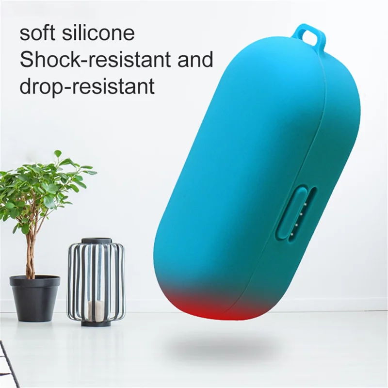 For Bose Sport Earbuds Bluetooth-compatible TWS Earphone Silicone Cover Drop-proof Case with Anti-lost Buckle - Green