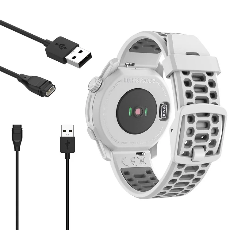 Câble de charge portable de 1 m pour Coros Pace 2 / Pace 3 / Apex / Apex Pro / Apex 2 / Apex 2 Pro / Vertix / Vertix 2