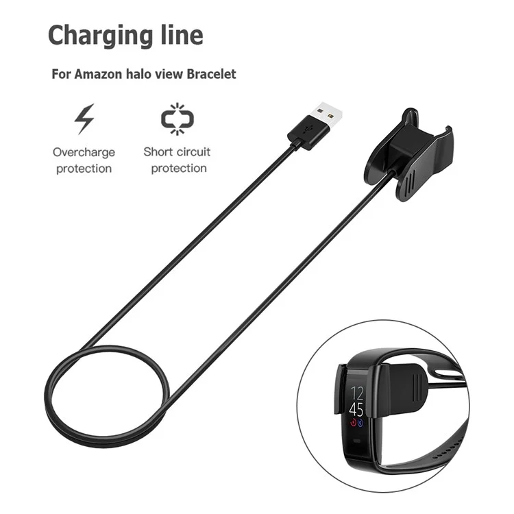 Para Amazon Halo View Cable Cable Smart Watch Cargador de Cargador Smart Watch Reemplazo Del Cargador