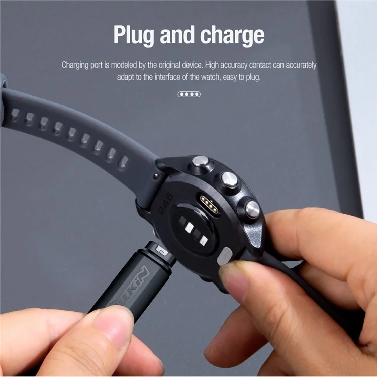 NILLKIN 1m pour Garmin Smart Watch Câble d'alimentation USB Câble de charge rapide