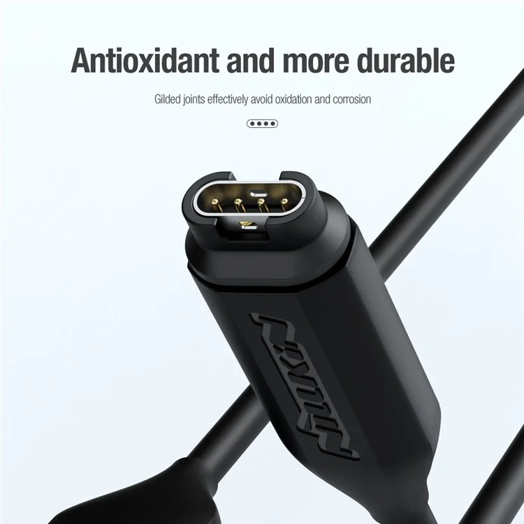 NILLKIN 1m pour Garmin Smart Watch Câble d'alimentation USB Câble de charge rapide