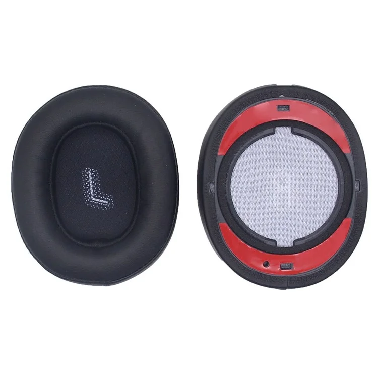 JZF-327 1Pair Headset Earpads Für JBL E55BT Protein Leder Kopfhörer Ohrkissen Ersatz Ohrbecher - Schwarz