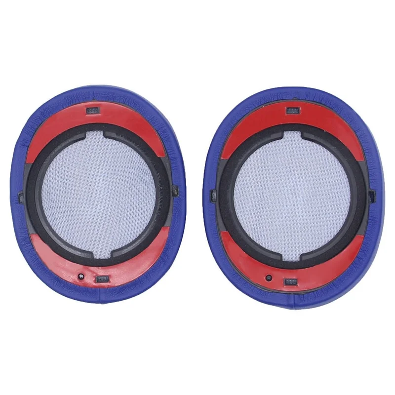 JZF-327 1Pair Headset Earpads for JBL E55BT Protein Leather Headphones Ear Cushions Replacement Ear Cups - Blue