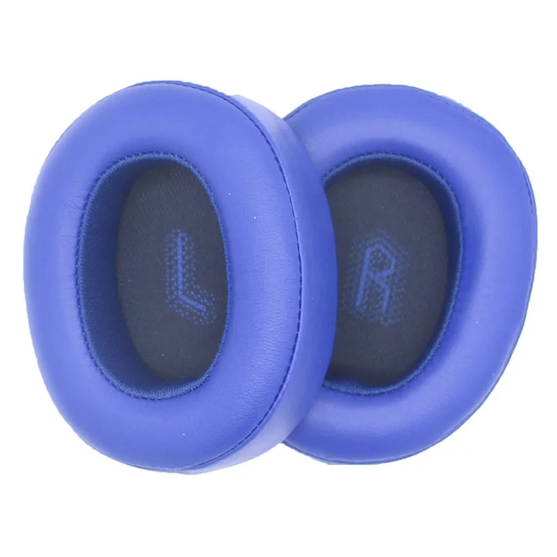 JZF-327 1Pair Headset Earpads for JBL E55BT Protein Leather Headphones Ear Cushions Replacement Ear Cups - Blue