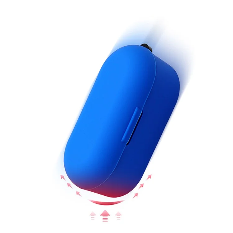 Écouteur Des Écouteurs Pour Tozo T10, Bluetooth Earbuds Silicone Cover Box Box Shell Protecteur Avec Une Boucle Anti-perte - Bleu