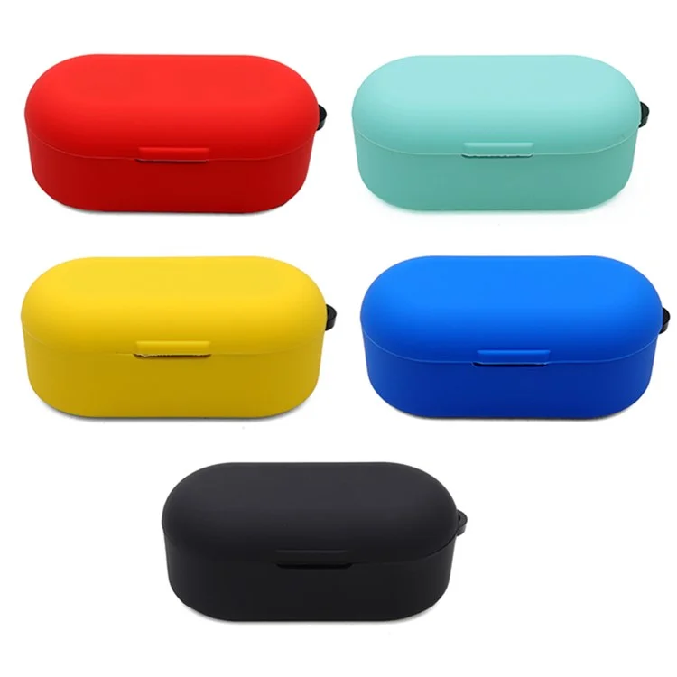 Écouteur Des Écouteurs Pour Tozo T10, Bluetooth Earbuds Silicone Cover Box Box Shell Protecteur Avec Une Boucle Anti-perte - Bleu