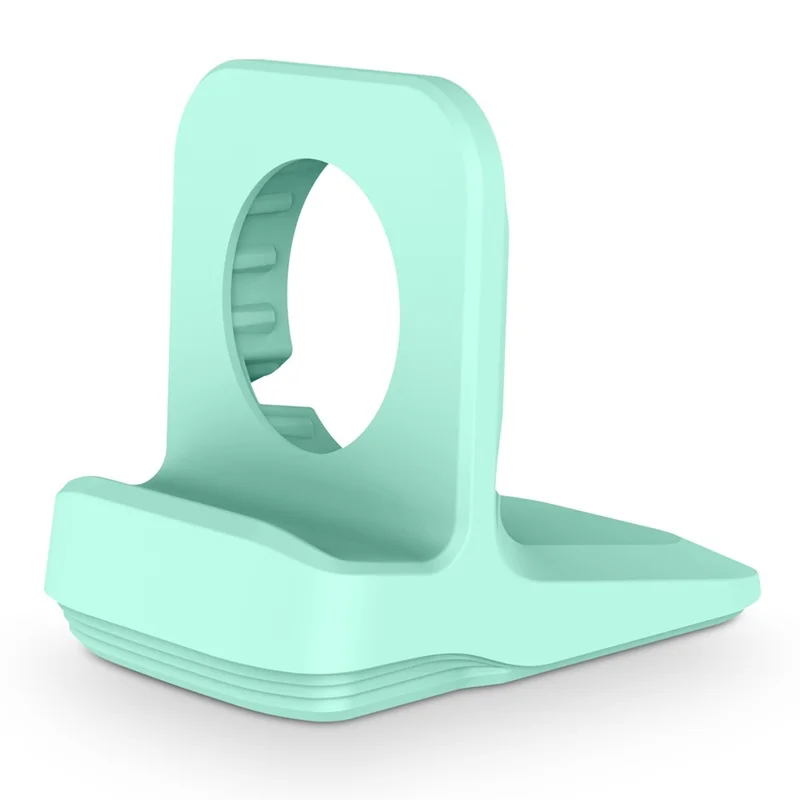 A040 For Apple Watch Silicone Charger Holder Desktop Smart Watch Charging Stand Base - Mint Green