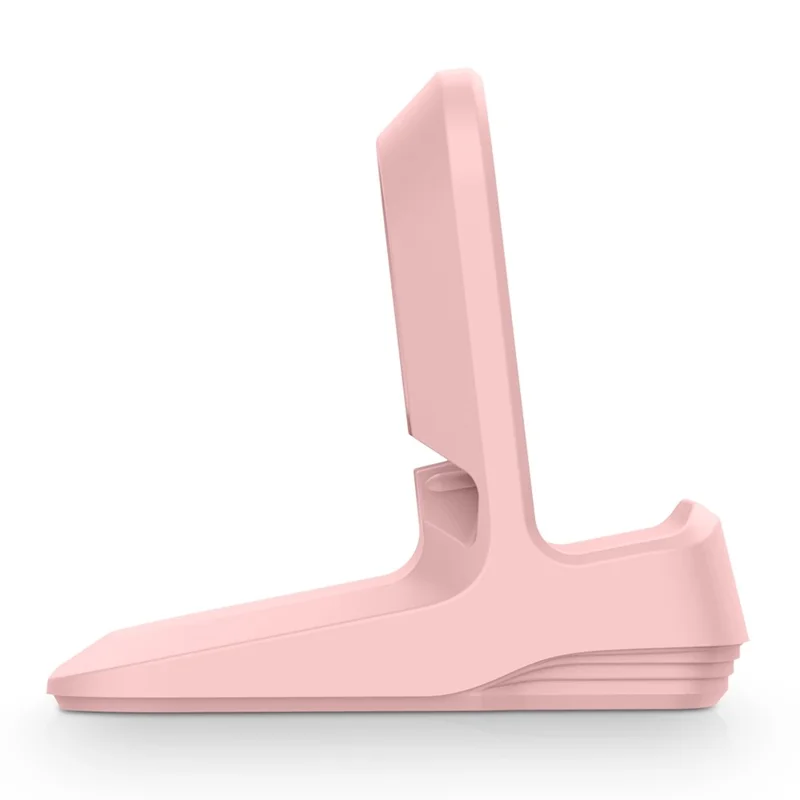 A040 For Apple Watch Silicone Charger Holder Desktop Smart Watch Charging Stand Base - Pink