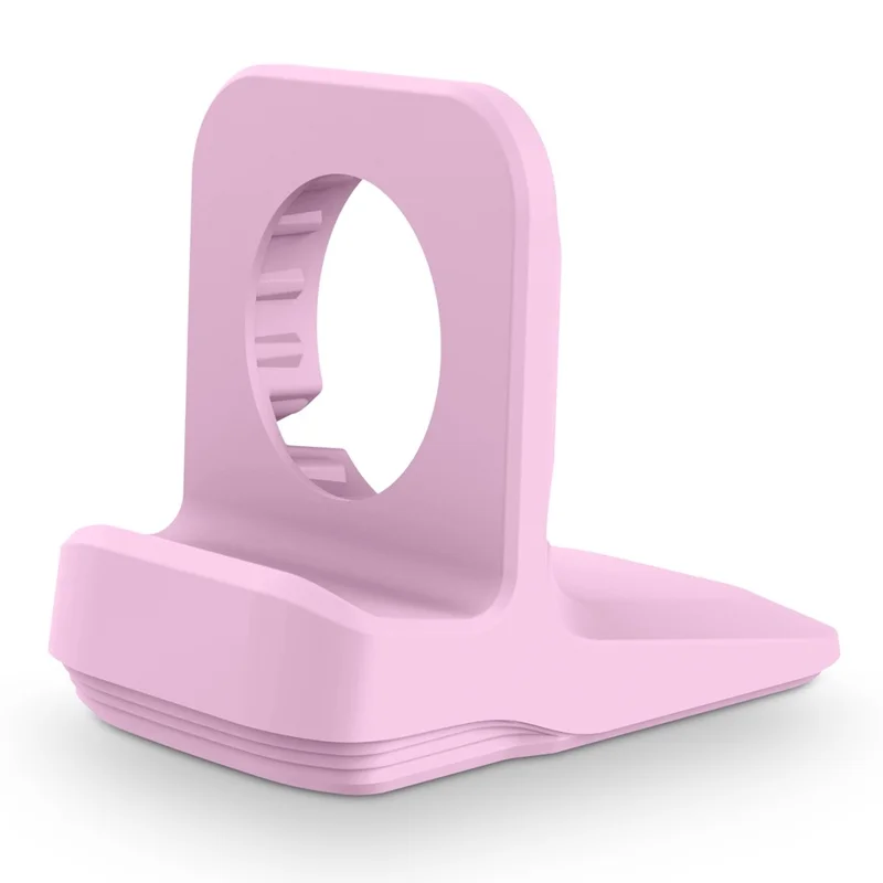 A040 For Apple Watch Silicone Charger Holder Desktop Smart Watch Charging Stand Base - Purple