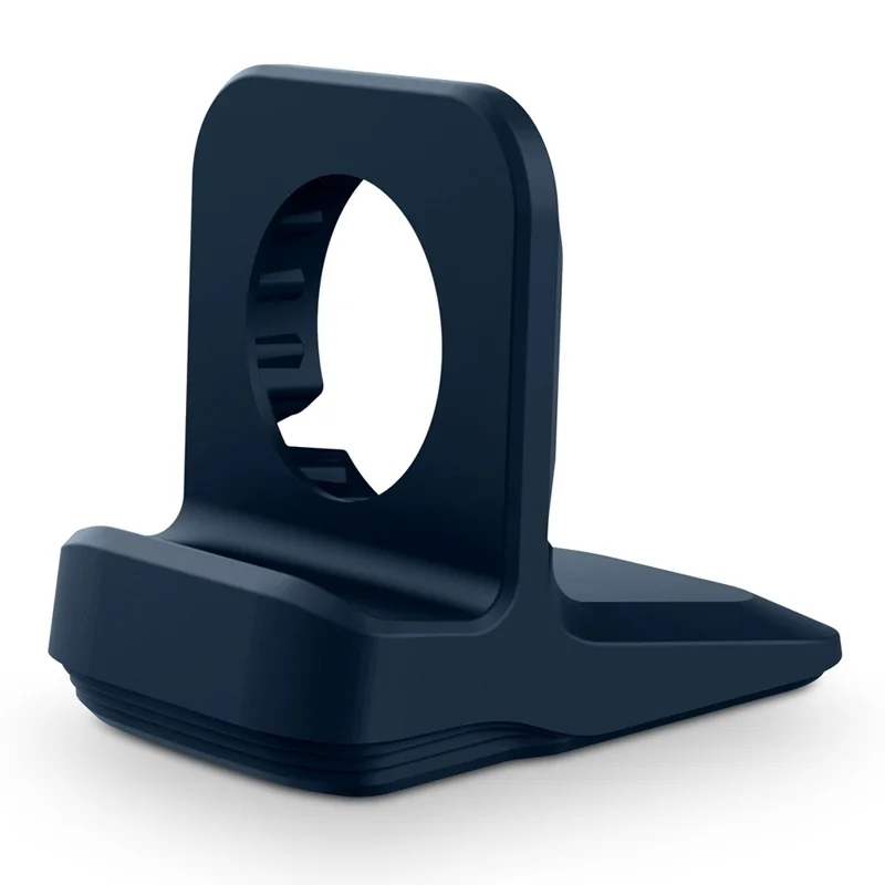 A040 For Apple Watch Silicone Charger Holder Desktop Smart Watch Charging Stand Base - Midnight Blue