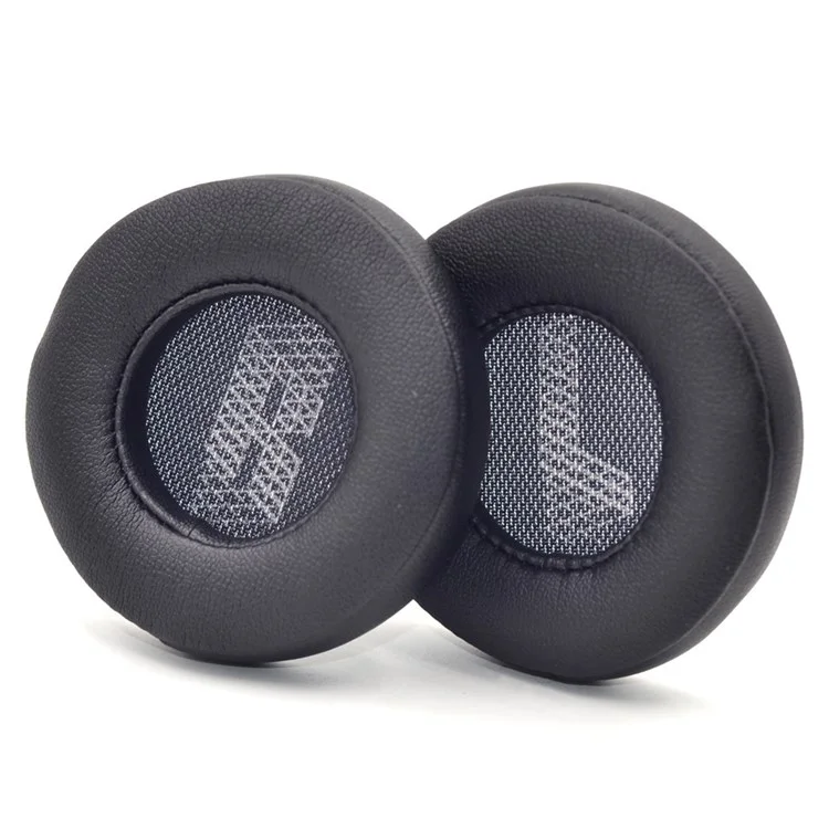 1 Pair Ear Pads for JBL LIVE 400BT PU Leather Bluetooth-compatible Headphone Replacement Cushion - Black
