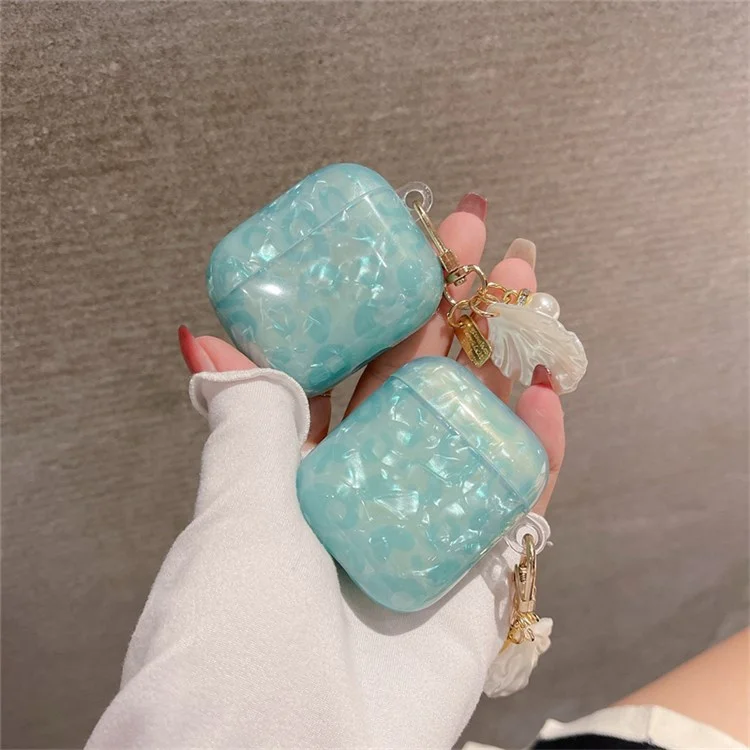 Para Apple AirPods Com Caixa de Carregamento (2016)/(2019)/AirPods Com Estojo de Carregamento Sem Fio (2019) TPU Bluetooth Charging Charging Case Shell Grã