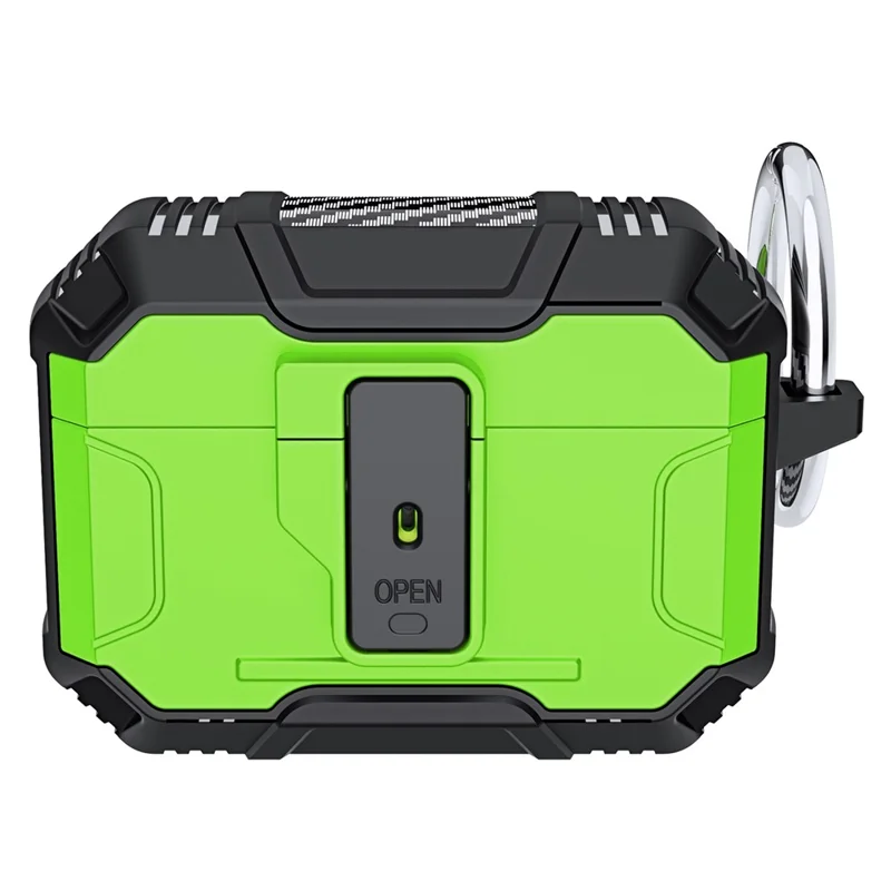 Earbuds Charging Case Protector for Apple AirPods Pro Headset Cover Soft TPU+PC Scratch Resistant Case - Cyan