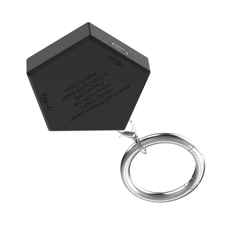 For Samsung Galaxy Watch Active/Watch Active 2/Watch4 Portable Wireless Charger Charging Dock Station - Black