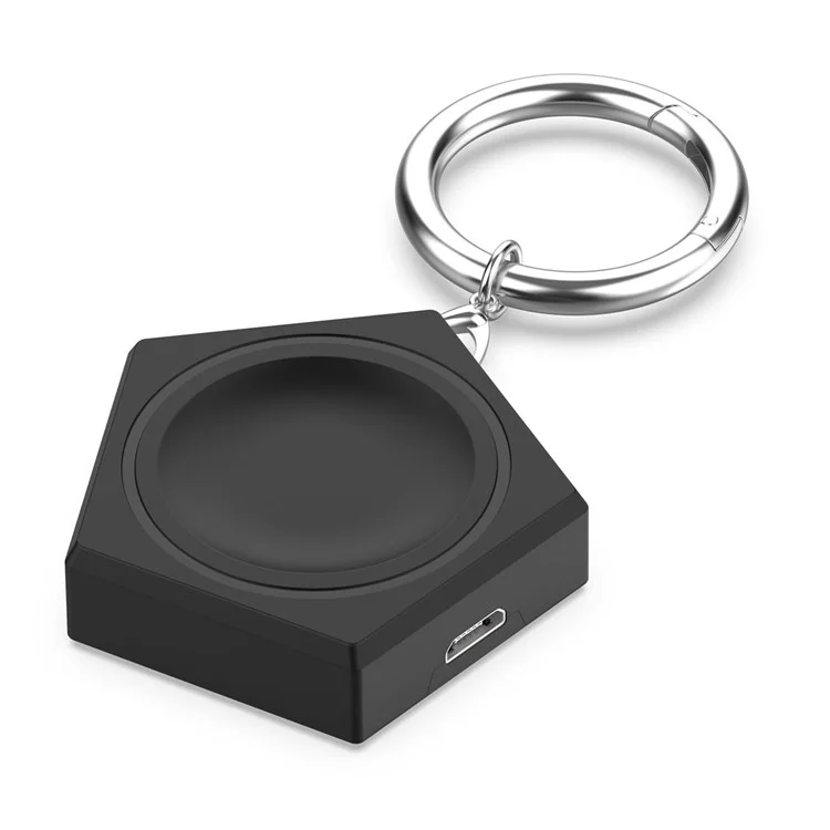 For Samsung Galaxy Watch Active/Watch Active 2/Watch4 Portable Wireless Charger Charging Dock Station - Black