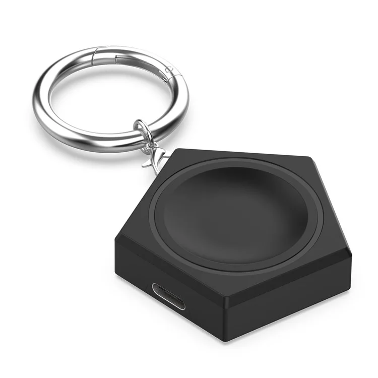 For Samsung Galaxy Watch Active/Watch Active 2/Watch4 Portable Wireless Charger Charging Dock Station - Black