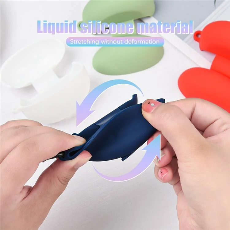 Pour Huawei FreeBuds 5i Écouteur Bluetooth Étui de protection en silicone Anti-chute - Noir