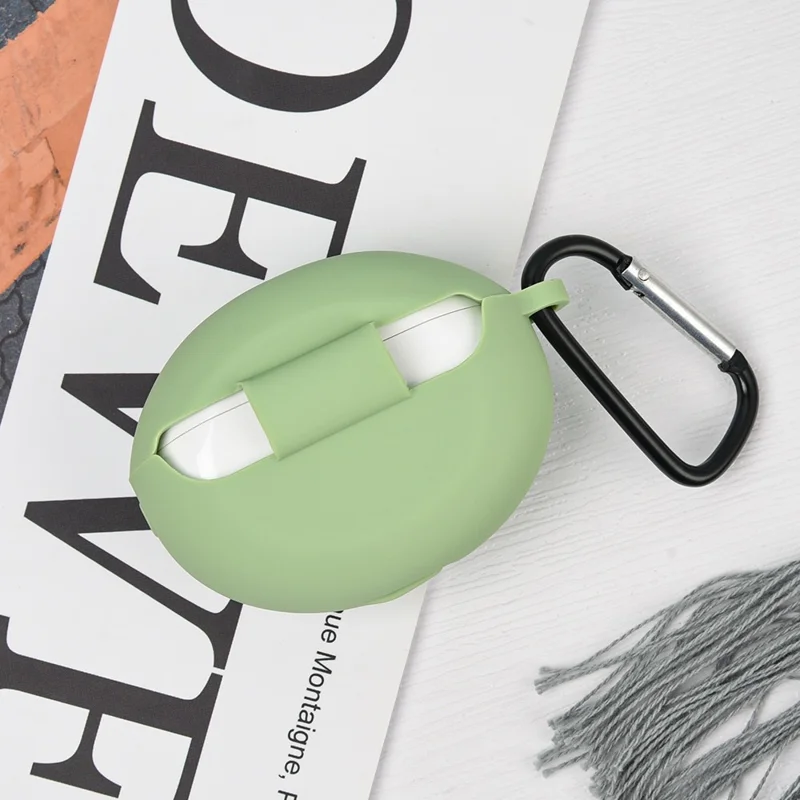 For Huawei FreeBuds 5i Bluetooth-compatible Earphone Silicone Protective Case Anti-drop Cover - Red