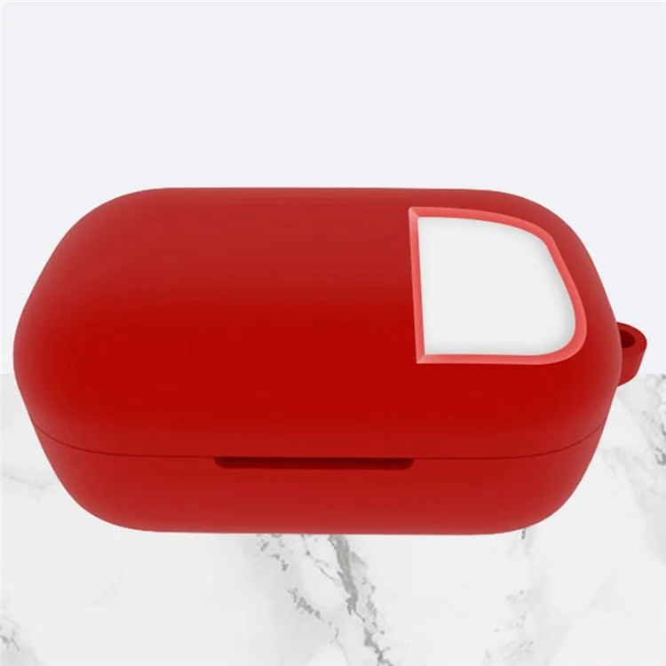 Capa de Silicone para Sennheiser MOMENTUM True 2 Fone de Ouvido à Prova de Poeira Capa Protetora Sem Fio Bluetooth Fones de Ouvido Caixa Macia (com Fivela Antiperda) - Preto