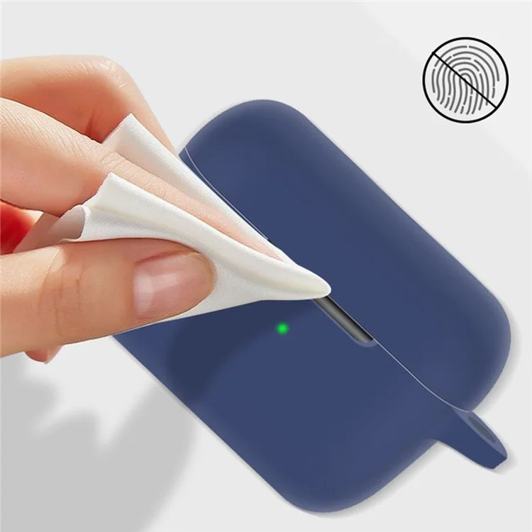 Capa Protetora de Manga para Fone de Ouvido Bluetooth Sennheiser CX True Wireless à Prova de Poeira de Silicone com Fivela Anti-Perda - Vermelho