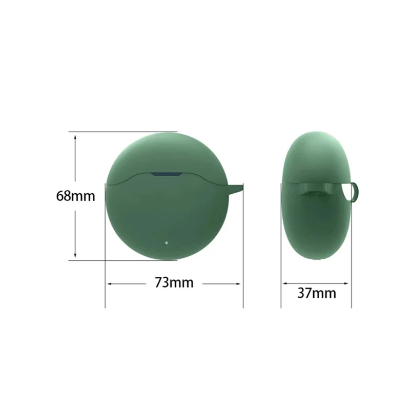 For Noise Buds VS303 Wireless Bluetooth-compatible Headphone Silicone Case Earphone Waterproof Cover (with Hook) - Red