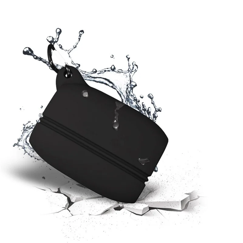 For Jabra Elite Active 65t Soft Silicone Sleeve Bluetooth-compatible Earphones Protective Case, with Anti-lost Buckle - White