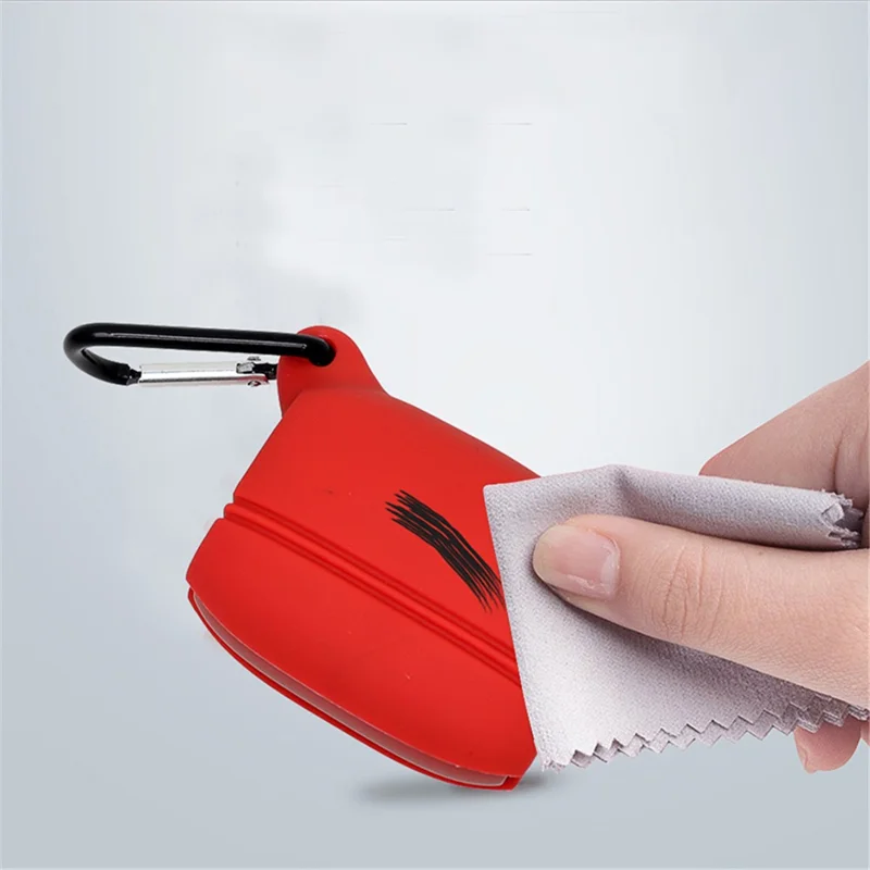 For Jabra Elite Active 65t Soft Silicone Sleeve Bluetooth-compatible Earphones Protective Case, with Anti-lost Buckle - White