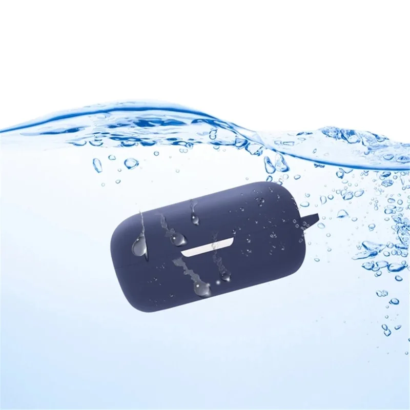 Shockproof Case for JBL UA Streak Wireless Headset Protector with Anti-Lost Buckle Bluetooth-compatible Earbuds Silicone Cover - Red