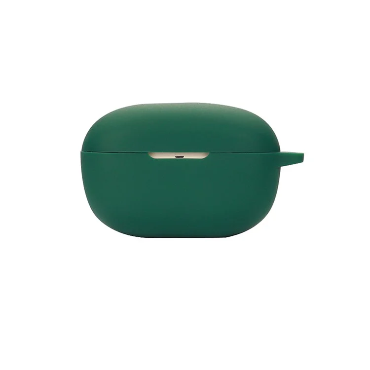 TWS Fone de Ouvido Silicone Sleeve Para Sondcore Life A3i, Capa de Proteção Suave Com Fivela Anti-perdida - Verde Negruzco