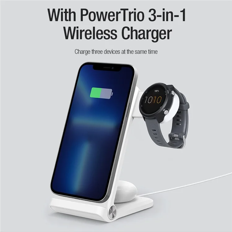 NILLKIN for Garmin Watch Wireless Charging Pad Magnetic Travel Cordless Charger with Type C Adapter Plug