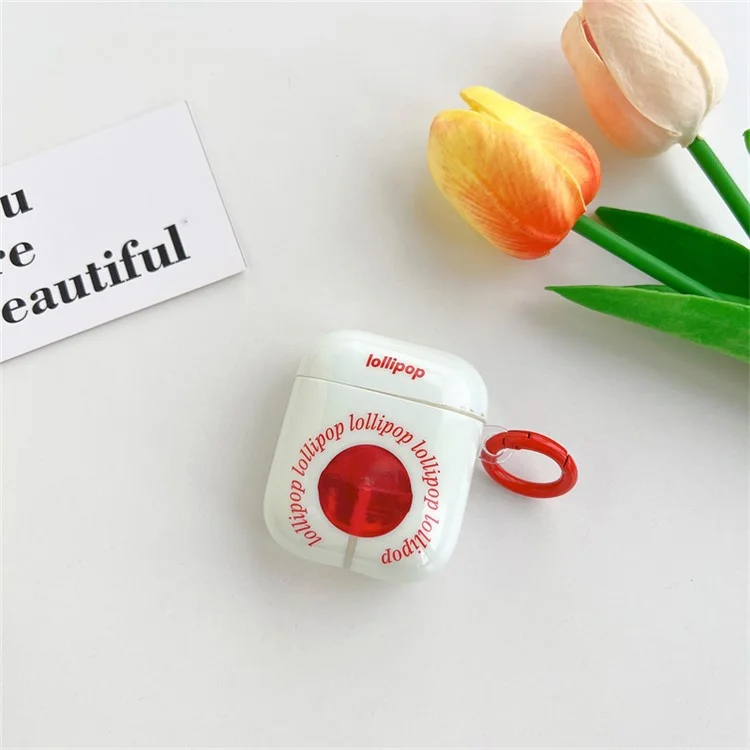 Pour Apple AirPods Avec Cas de Charge (2016) / (2019) / AirPods With Wireless Charging Case (2019) Anti-Fall Cover Sucred Match IMD + TPU Earbuds Case Avec Boucle